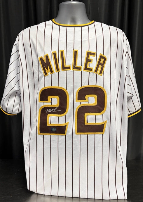 San Diego Padres Mason Miller Signed Custom Jersey Becket COA