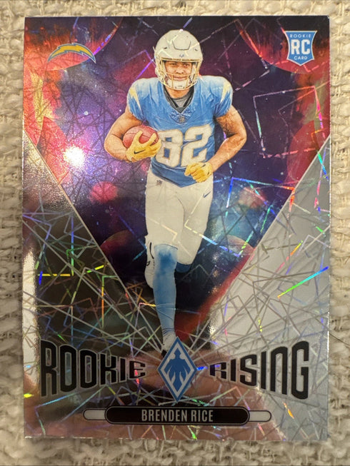 Brenden Rice 2024 Panini Phoenix Rookie Rising Lazer #RR-BRE Chargers