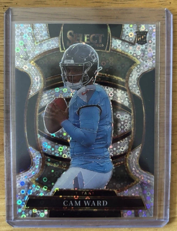 Panini 2025 Select Prizm Concourse Disco Cam Ward #26 Tennessee Titans NFL