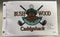 Chevy Chase Signed Bush Wood Golf Pin Flag Beckett Coa