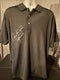Christopher McDonald “Shooter” Signed Dark Gray Polo SWAU COA