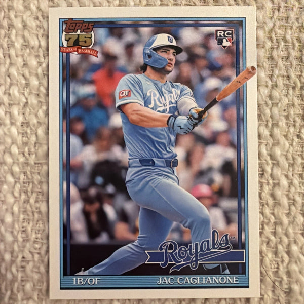 Jac Caglianone 2026 Topps 1991 Topps #T91-42 Royals