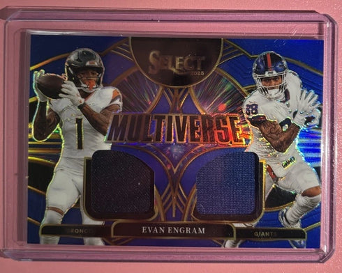 Panini Select 2025 Evan Engram Multiverse Prizm Memorabilia MVJ-EEM Card
