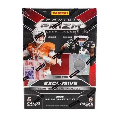 2025 Panini Prizm Draft Picks Football 6-Pack Blaster Box