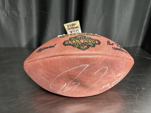 Share Baltimore Ravens Ray Lewis Signed Super Bowl XXXV Official Football JSA No Air