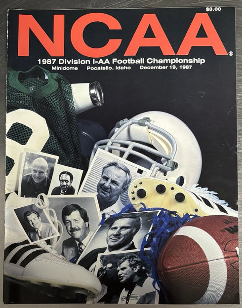 NCAA 1987 Division I-AA Football Championship December 19 1987 Program