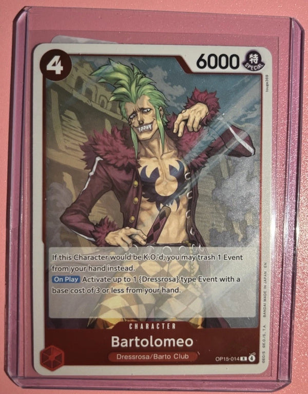 OP15-014 Bartolomeo Dash Pack Alt Art Adventure On Kami’s Island One Piece TCG
