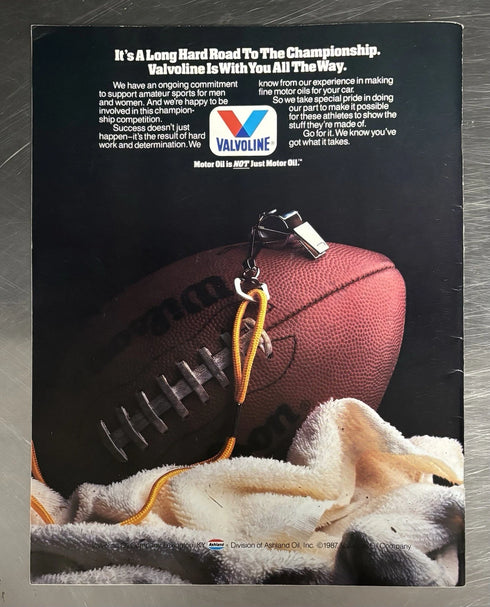 NCAA 1987 Division I-AA Football Championship December 19 1987 Program