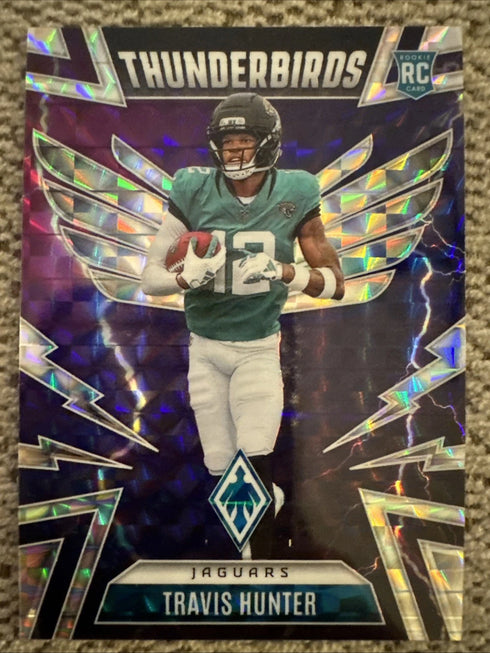 2025 Phoenix TRAVIS HUNTER "Thunderbirds" RC Prizm #/299 SP JACKSONVILLE JAGUARS