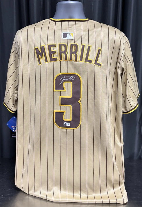 San Diego Padres Jackson Merrill Signed Nike Jersey Beckett COA