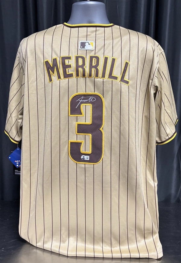 San Diego Padres Jackson Merrill Signed Nike Jersey Beckett COA