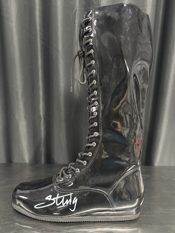 WWE Sting Signed Full Size Boot JSA