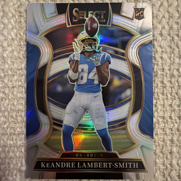 KeAndre Lambert-Smith 2025 Panini Select Concourse #3 RC Silver Prizm ~ Chargers