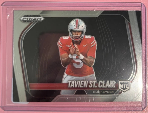 2025 Panini Prizm Black Football Tavien St. Clair #193 NIL Ohio State Buckeyes