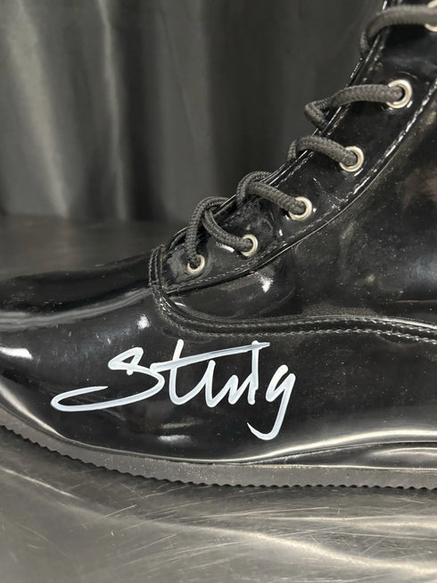 WWE Sting Signed Full Size Boot JSA
