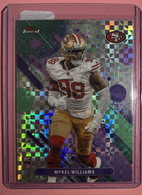 2025 Topps Chrome - Rookies Mykel Williams #352 X-Fractor (RC)