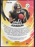 2025 Panini Donruss Optic - First Year Fresh Kaleb Johnson Blue Hyper Steelers