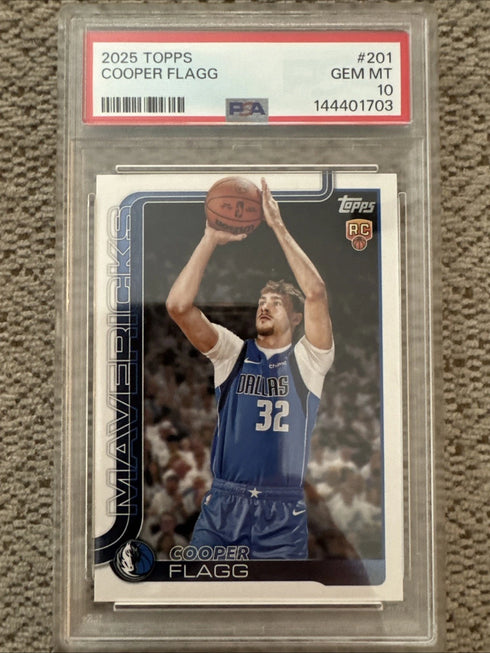 2025-26 Topps - Cooper Flagg #201 (RC) PSA 10
