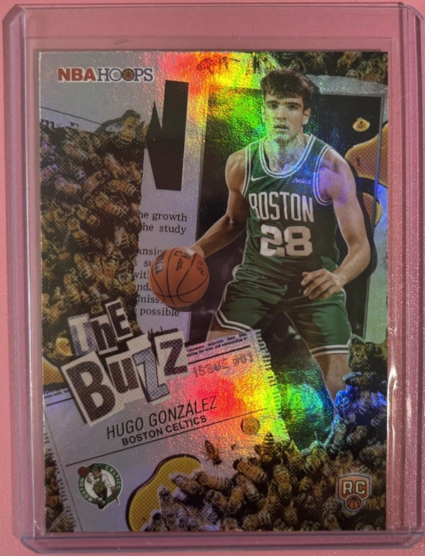 Topps 2026 NBA Hoops The Buzz TB-28 Hugo González Rookie Insert - Celtics