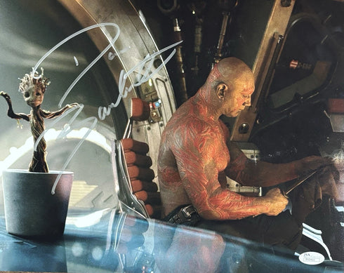 Dave Bautista Signed Drax Guardians Of The Galaxy 11x14 JSA