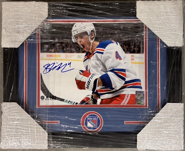 NY Rangers Braden Schneider Signed 8x10 Framed Photo JSA COA