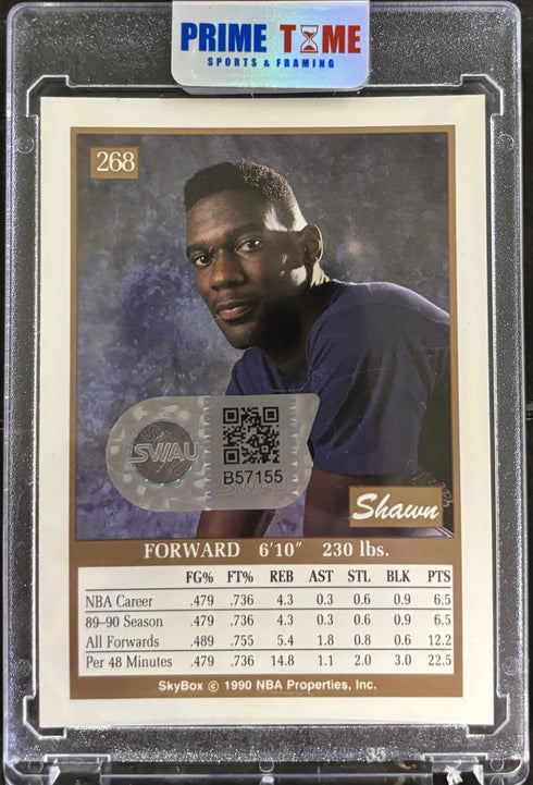 1990 Skybox Shawn Kemp In Person Auto SWAU Cert. SuperSonics