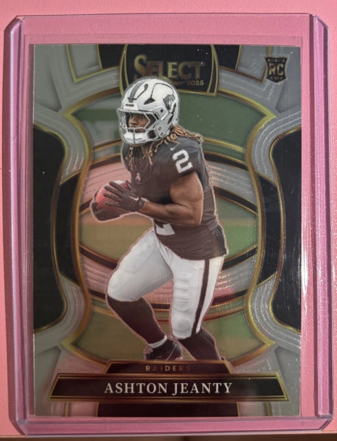 2025 Panini Select Ashton Jeanty #4 Rookie Concourse Raiders Football Card