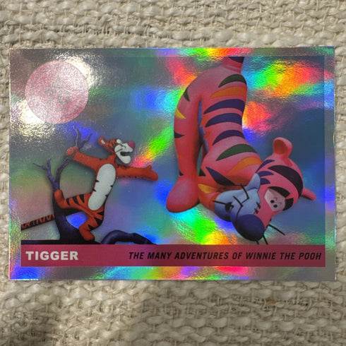 Disney Topps Tigger Hologram Card The Many Adventures of Winnie the Pooh T55-18
