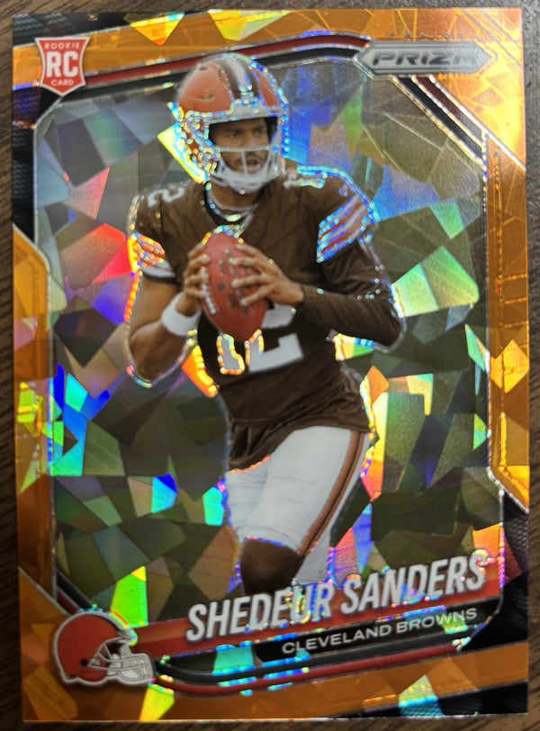 2025 Panini Prizm #302 Shedeur Sanders Orange Ice