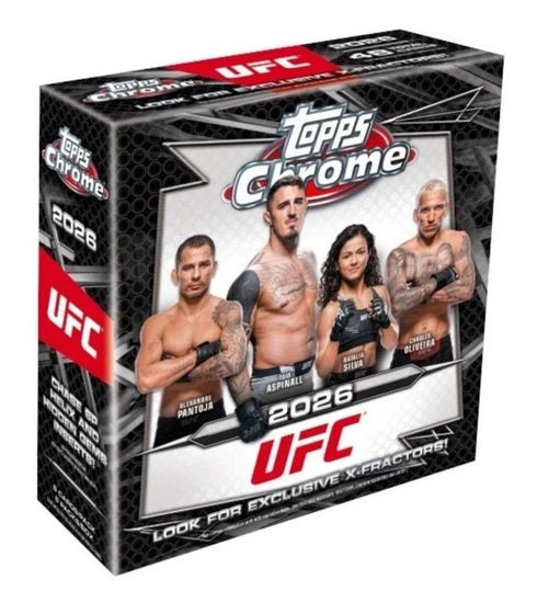 2026 TOPPS CHROME UFC - MEGA BOX - FACTORY SEALED
