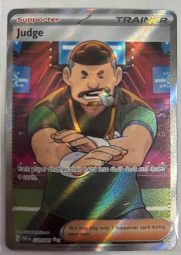 Judge 228/091 SV: Paldean Fates Holo