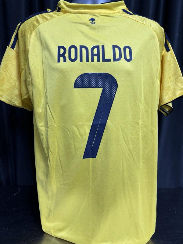 AI-Nassr FC Cristiano Ronaldo Yellow X-Large Home Jersey