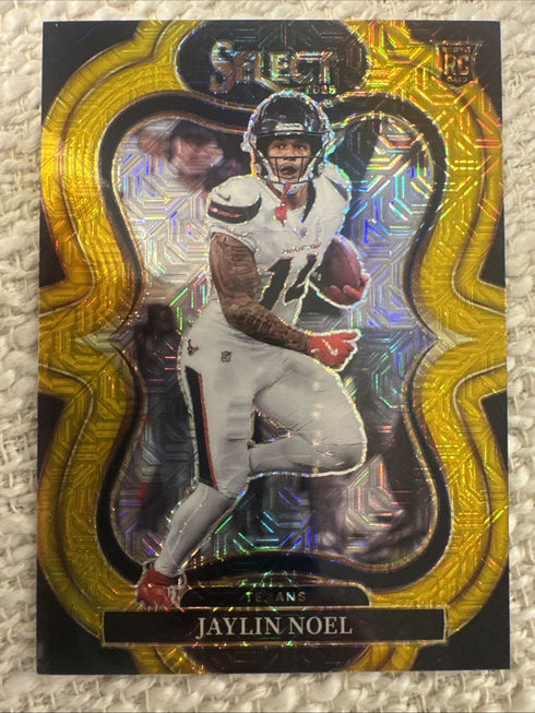 2025 Panini Select - Suite Level Jaylin Noel #336 Gold Prizm /10 (RC)