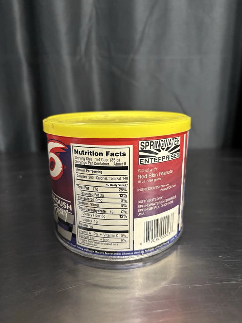 NASCAR Mark Martin Valvoline Red Skin Peanuts Can Unopened