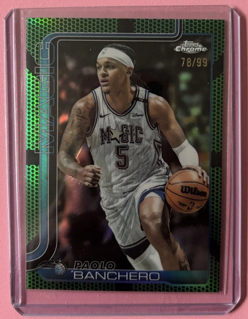 2025-26 Topps Chrome Paolo Banchero Green Wave REFRACTOR /99 Magic
