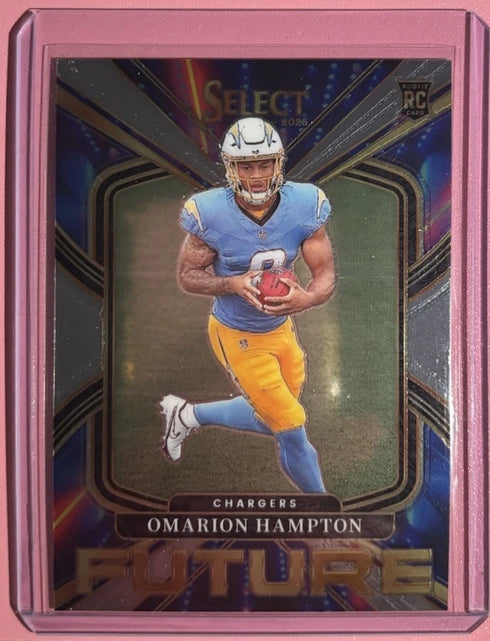 2025Select - Select Future Omarion Hampton #13 (RC) Los Angeles Chargers