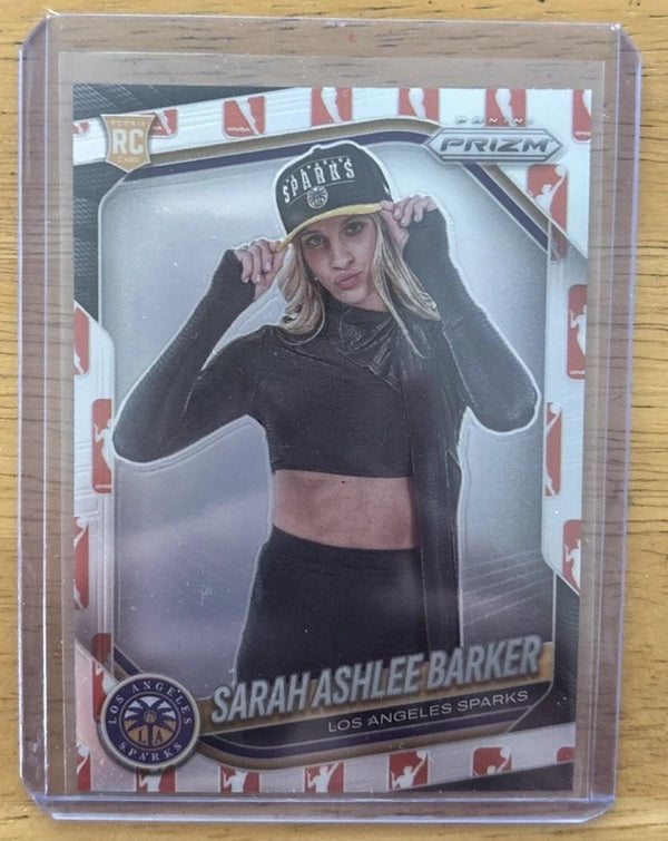 2025 Panini Prizm WNBA #142 Sarah Ashlee Barker Logo Variation SP Rookie RC
