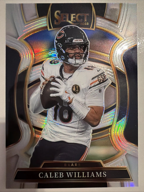 2025 Panini Select Caleb Williams Silver Prizm Rookie RC Chicago Bears