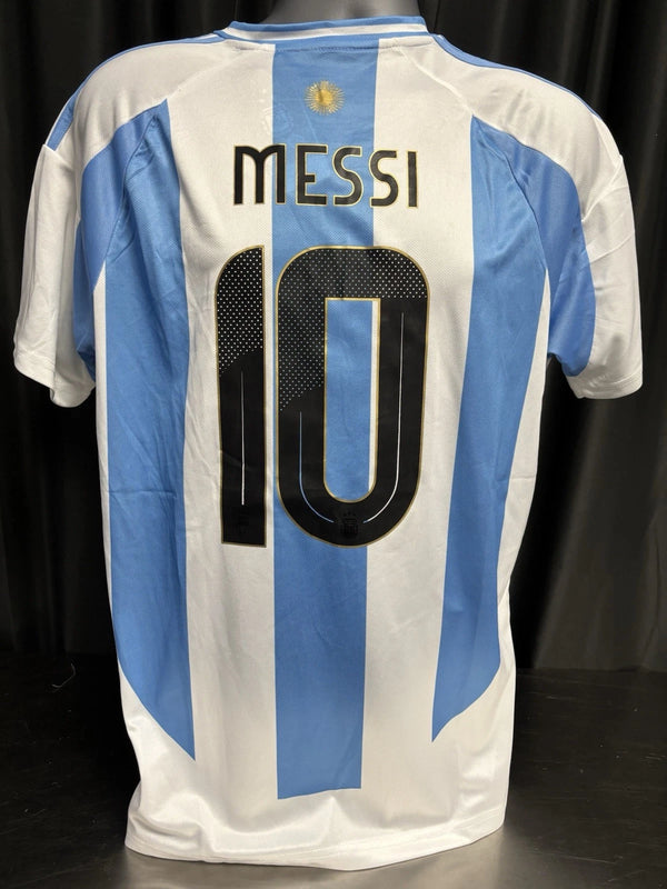 Argentina Lionel Messi Blue White X-Large Jersey