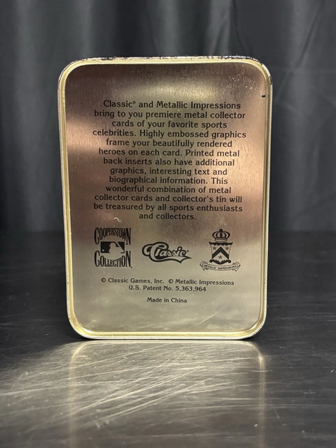 Nolan Ryan 1995 Metallic Impressions Texas Rangers 5 Card Metal Set