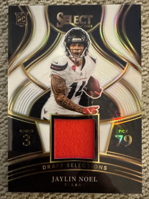 2025 Panini Select - Draft Selections Memorabilia Jaylin Noel /99 Texans