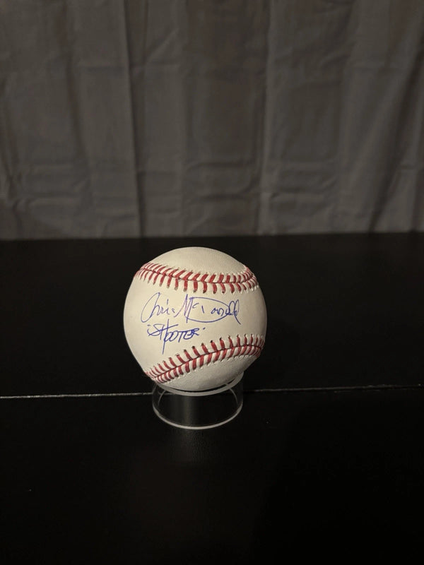 Christopher McDonald “Shooter McGavin” Signed Baseball SWAU COA
