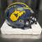 West Virginia Major Harris Signed Mini Helmet Eat Sh*t Pitt JSA COA