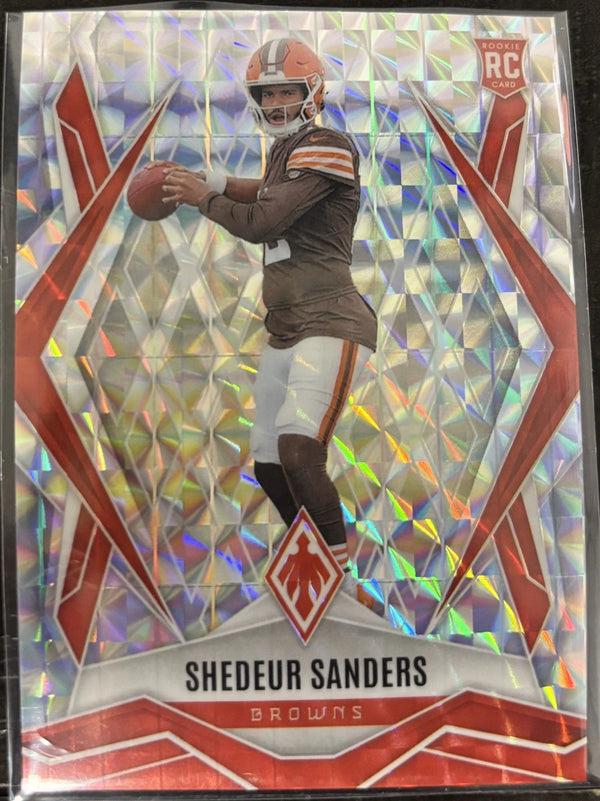 2025 Panini Phoenix - Rookies Shedeur Sanders #154 Silver Pyramids (RC) Browns