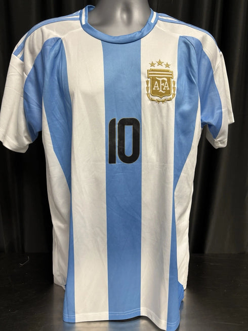 Argentina Lionel Messi Blue White X-Large Jersey