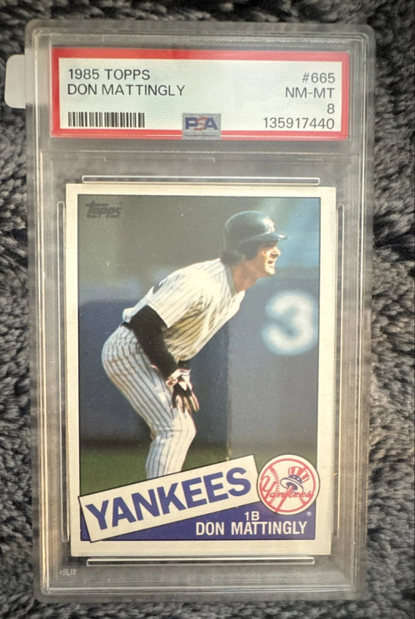 1985 Topps - Don Mattingly #665 PSA 8