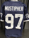 Penn State Nittany Lions PJ Mustipher Signed Blue Jersey We Are Inscr JSA