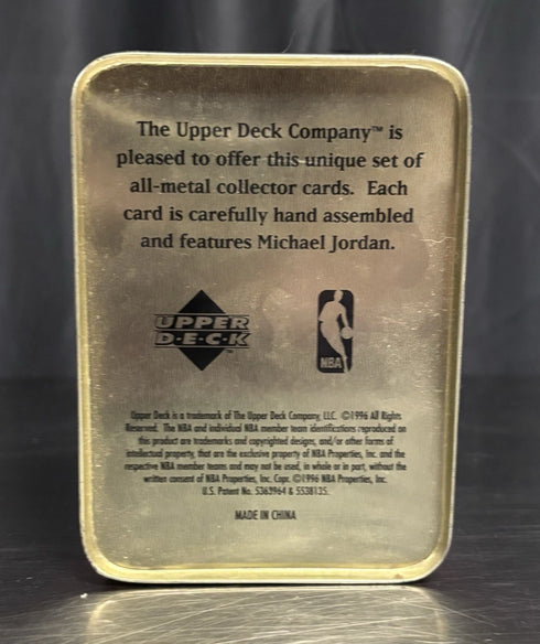 Michael Jordan 1996 Upper Deck Chicago Bulls 5 Card Metal Set