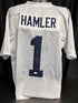 Penn State Nittany Lions KJ Hamler Signed White Jersey JSA