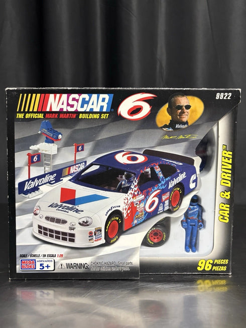 NASCAR Mark Martin Valvoline Car And Driver Building Set